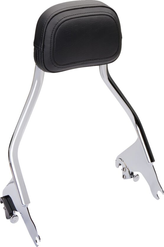 Cobra Detachable Short Backrest Chrome Fits FLH/FLT 1997-2008