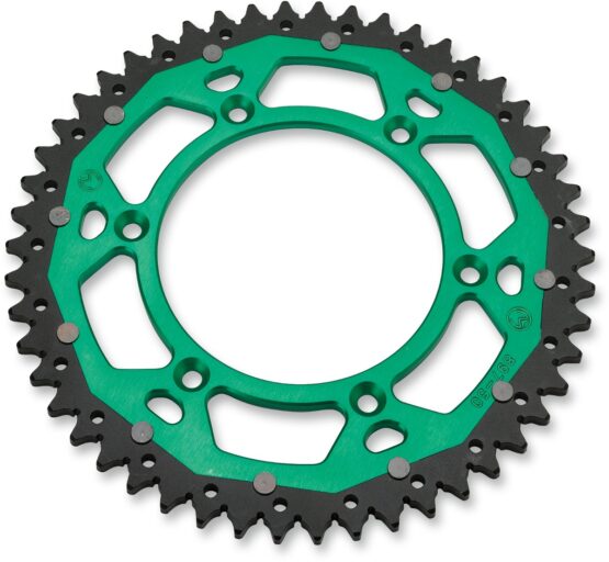 50T Green Dual Metal Rear Sprocket