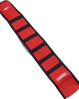 6-Rib Water Resistant Seat Cover Black/Red