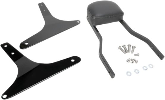 Short Square 14" Sissy Bar - Black