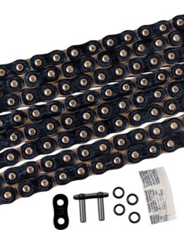 EK 530ZVX3 Sportbike Chain 150 Links Black/Gold