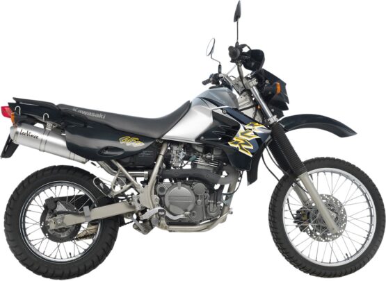 LeoVince X3 Slip-On Muffler Brushed For Kawasaki KLR 650 1997-2023