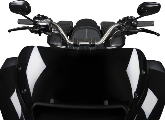 Thrashin Supply 1in High Bend Handlebar Polished Stainless For Harley - Image 4