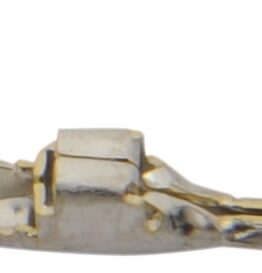 NAMZ AMP 040 Series Cap Terminals Male 25 Pack Silver