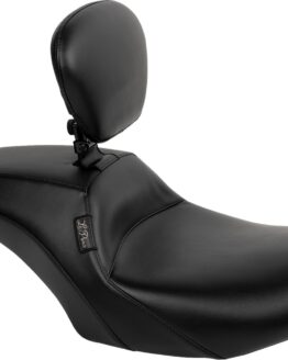 Le Pera Outcast 2-Up Seat with Backrest Black For Harley FLH/FLT 2023-2024