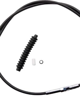 Drag Specialties High-Efficiency Black Vinyl Clutch Cable For Harley Dyna