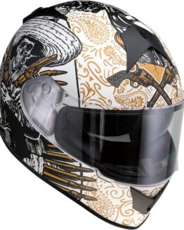 Z1R Warrant Sombrero Helmet XL White/Gold