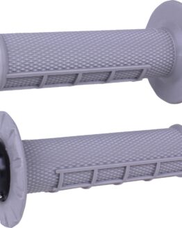 ODI Half Waffle V2.1 Lock-On Grips Gray/Black ATV Off-Road