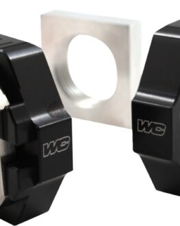 Works Connection Elite Axle Block Kit Black For KTM, Husqvarna, Gas Gas