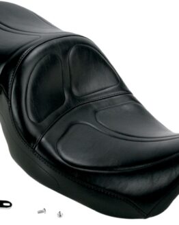 Maverick Stitched Vinyl 2-Up Seat Black Foam