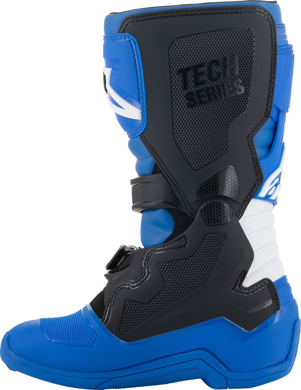 Alpinestars Youth Tech 7S Boots Blue/Black/White US 5 - Image 4