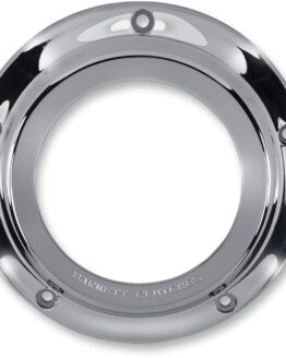 Barnett Scorpion Derby Cover Chrome/Clear 5-Hole For Harley FL Touring