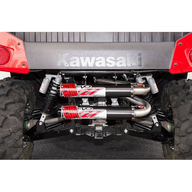 Big Gun EVO U Dual Slip-On Exhaust Mufflers Fits 12-15 Kawasaki Teryx 4 - Image 3