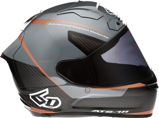 6D ATS-1R Alpha Full Face Helmet Bronze Black Gray Large