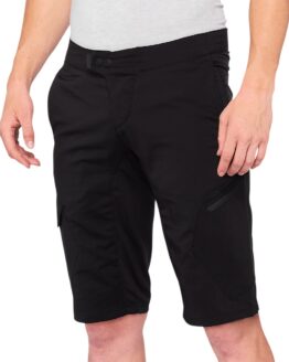 100% Men's Ridecamp Shorts Black Size 38