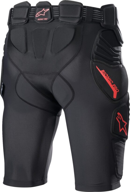 Alpinestars Bionic Pro Protection Shorts Black/Red Large - Image 2