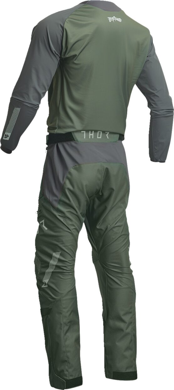Thor Terrain Jersey Charcoal Green Men's Large - Image 4