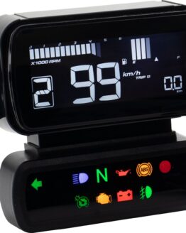 KOSO D2 LCD Multifunction Meter For Harley-Davidson Softail Models