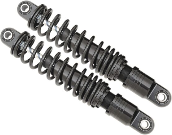 Drag Specialties 13in Adjustable Rear Shocks Black For Harley Touring
