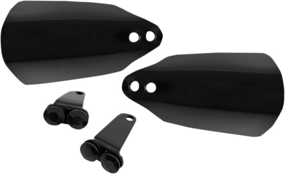Memphis Shades Handguards Black Gloss For Harley Touring Softail
