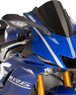 PUIG Z-Racing Windscreen Black For Yamaha YZF-R7 2022, 2024-2025