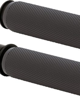 Arlen Ness Knurled Grips TBW Black For Harley-Davidson 2024-2025