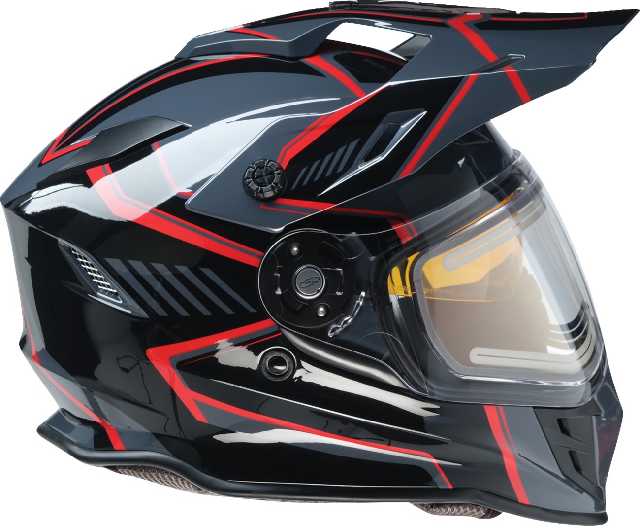 Z1R Range Rotor Snow Electric Helmet - Small, Black/Red - Image 4