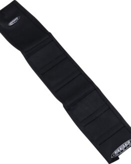 6-Rib Water Resistant Seat Cover - Black