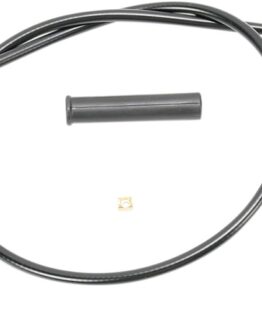 Drag Specialties Black Vinyl Throttle/Idle Cable 39.5in For Harley-Davidson