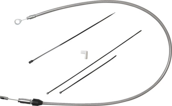 Drag Specialties Quick Connect Clutch Cable Chrome For Harley-Davidson