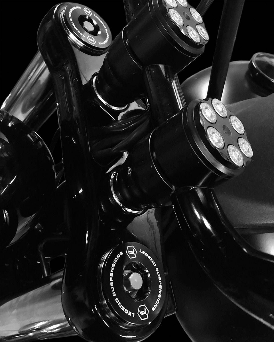 Legend AXEO Front Suspension System For Harley Dyna Models - Image 3