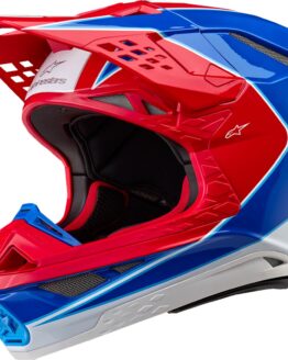 Alpinestars Supertech M10 Aeon MIPS Helmet Gloss Red/Blue Small