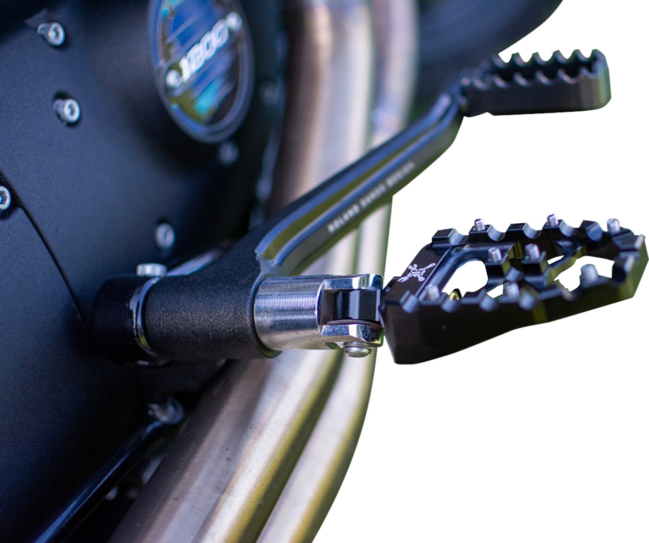 Burly Brand MX-Evolution Pegs Black Harley 97-22 - Image 5