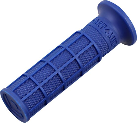 ODI Hart-Luck Full-Waffle Slip-On Grips Blue 1in V-Twin - Image 2
