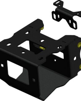 KFI Winch Mount Black for Polaris Sportsman 400-1000 & Scrambler 850-1000