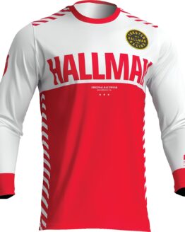 THOR Differ Slice Jersey Red White Men's Medium