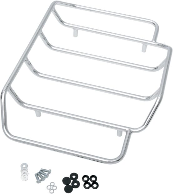 Drag Specialties Tour-Pak Luggage Rack Chrome For Harley King/Chopped/Razor