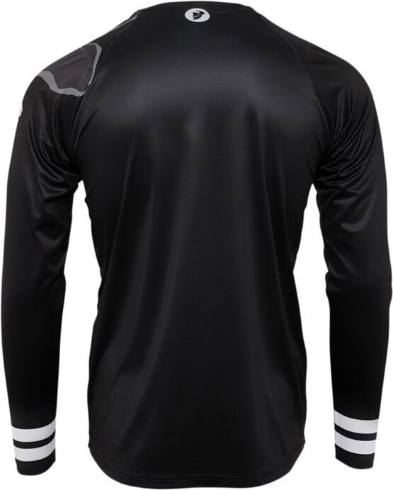 Thor Assist Banger Long-Sleeve MTB Jersey Black/White Men's Medium - Image 2