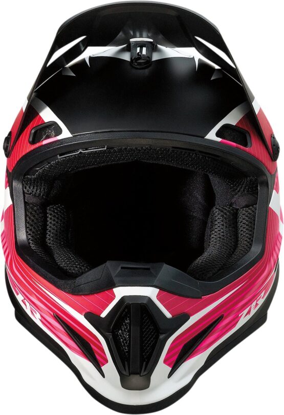 Z1R Rise Flame Helmet Matte Pink/White/Black XL - Image 2