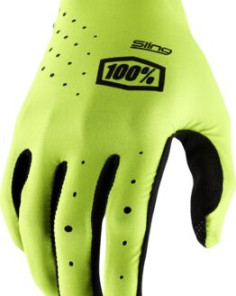 100% Sling MX Gloves Black/Fluorescent Yellow Men's 2XL