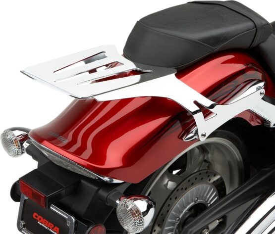 Cobra Chrome Solo and Rear Luggage Racks Fits Raider 2008-2011