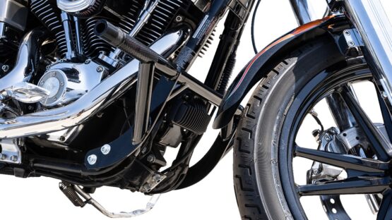 Burly Brand Brawler Crash Bar Kit Black For Harley Dyna 2006-2017 - Image 2
