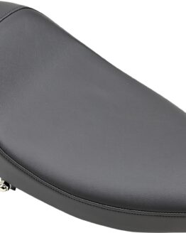 Low Plain Vinyl Solo Seat - Black