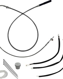 Fat Baggers EZ Install Kit +2in Braided Polished For 2023-2025 FLHX/SE