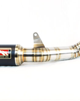 Black Center GP Race Slip On Exhaust