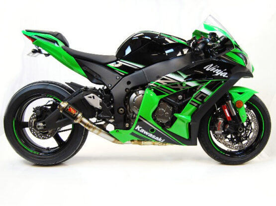 Black Center GP Race Slip On Exhaust - Image 3