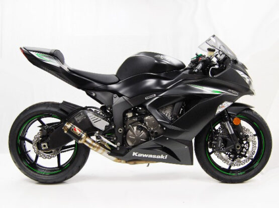 Black Center GP Race Slip On Exhaust - Image 3