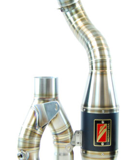 Competition Werkes Black Center Slip-On Exhaust Fits 17-23 Yamaha FZ-10 MT-10