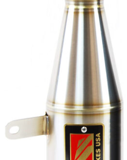 Competition Werkes GP Slip On Exhaust Street Baffle Silver Fits 17-21 Yamaha R6