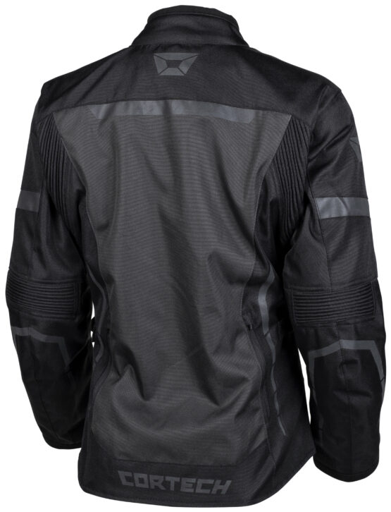 Women's Aero-Tec Armored Riding Jacket Black/Gunmetal Large - Image 2